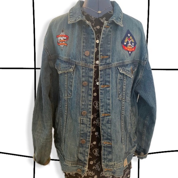 Y2k mall goth jean jacket - Picture 6 of 8